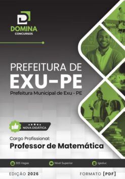 Professor de Matemática EXU PE | Apostila 2026
