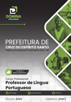 Professor de Português Cruz do Espírito Santo PB | Apostila 2026