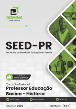 Professor Educação Básica História SEED PR | Apostila 2026
