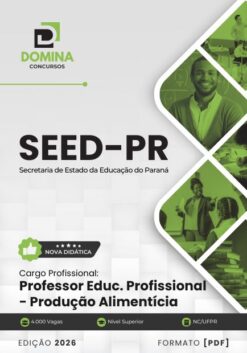 Professor Educação Profissional Produção Alimentícia SEED PR | Apostila 2026