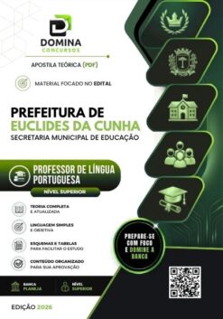 Professor Língua Portuguesa Euclides da Cunha BA | Apostila