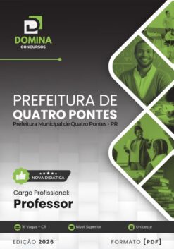 Professor Quatro Pontes PR | Apostila 2026