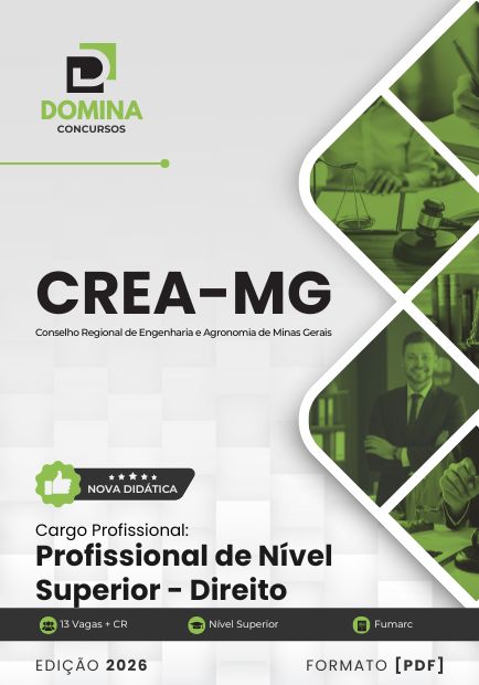 Profissional de Direito CREA MG | Apostila 2026 1 Profissional de Direito CREA MG | Apostila 2026
