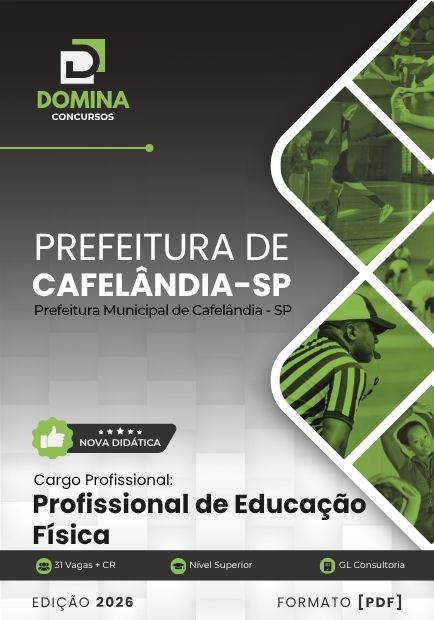 Profissional de Educação Física Cafelândia SP | Apostila 2026 1 Profissional de Educação Física Cafelândia SP | Apostila 2026