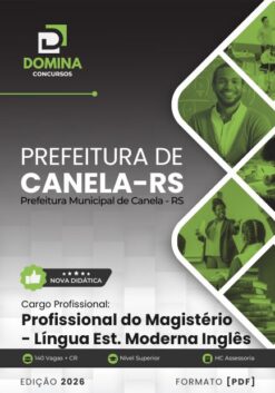 Profissional de Inglês Canela RS | Apostila 2026