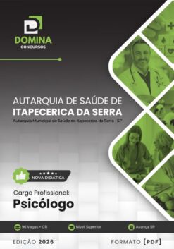 Psicólogo AMS Itapecerica da Serra SP | Apostila 2026
