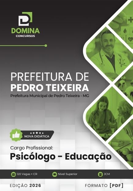 Psicólogo da Educação Pedro Teixeira MG | Apostila 2026 1 Psicólogo da Educação Pedro Teixeira MG | Apostila 2026