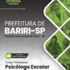 Psicólogo Escolar Bariri SP | Apostila 2026