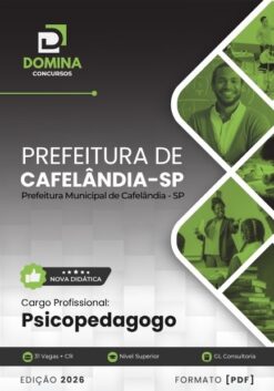 Psicopedagogo Cafelândia SP | Apostila 2026