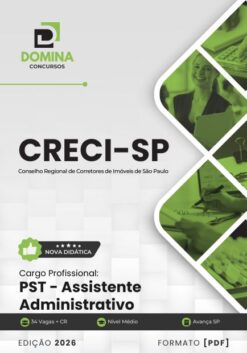 PST Assistente Administrativo CRECI SP | Apostila 2026