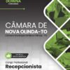 Recepcionista Câmara Nova Olinda TO | Apostila 2026