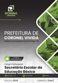 Secretário Escolar Coronel Vivida PR | Apostila 2026