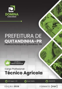 Técnico Agrícola Quitandinha PR | Apostila 2026