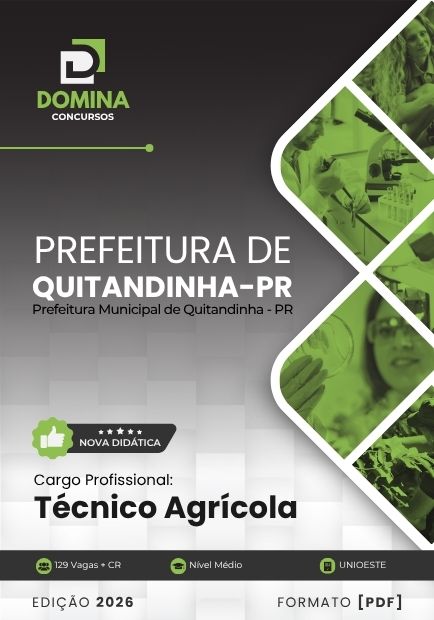 Técnico Agrícola Quitandinha PR | Apostila 2026 1 Técnico Agrícola Quitandinha PR | Apostila 2026