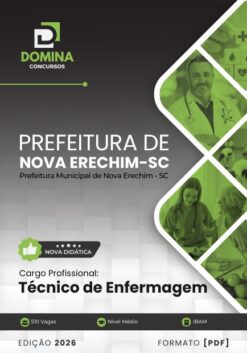 Técnico de Enfermagem Nova Erechim SC | Apostila 2026