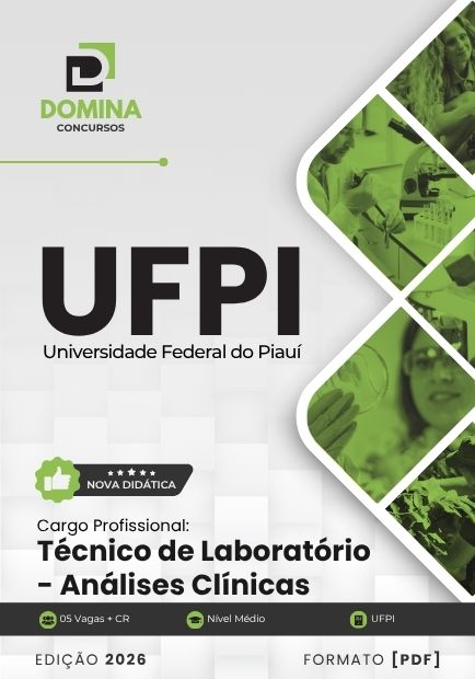 Técnico de Laboratório Análises Clínicas UFPI | Apostila 2026 1 Técnico de Laboratório Análises Clínicas UFPI | Apostila 2026