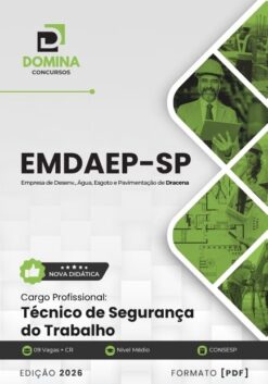 Técnico de Segurança do Trabalho EMDAEP Dracena SP | Apostila 2026