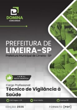 Técnico de Vigilância à Saúde Limeira SP | Apostila 2026