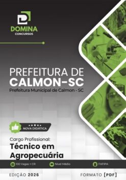 Técnico em Agropecuária Prefeitura de Calmon SC | Apostila 2026