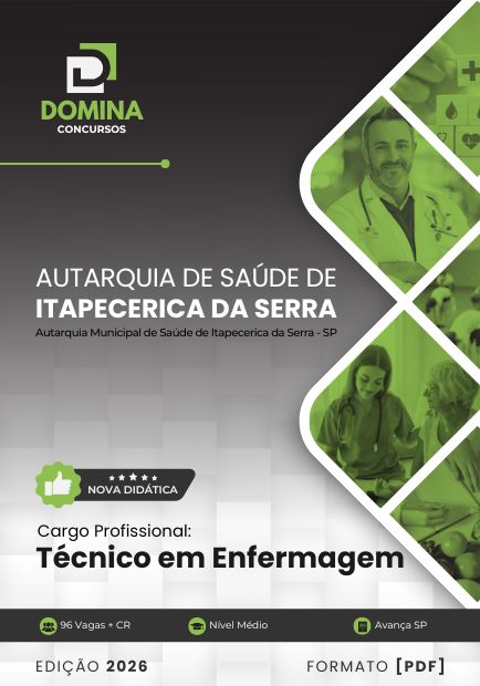 Técnico em Enfermagem AMS Itapecerica da Serra SP | Apostila 2026 1 Técnico em Enfermagem AMS Itapecerica da Serra SP | Apostila 2026