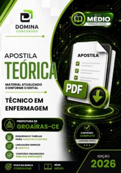 Técnico em Enfermagem Groaíras CE | Apostila 2026