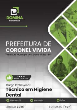 Técnico em Higiene Dental Coronel Vivida PR | Apostila 2026