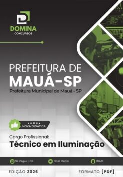 Técnico em Iluminação Prefeitura Mauá SP | Apostila 2026