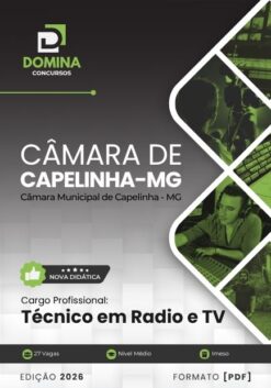 Técnico em Radio e TV Câmara Capelinha MG | Apostila 2026