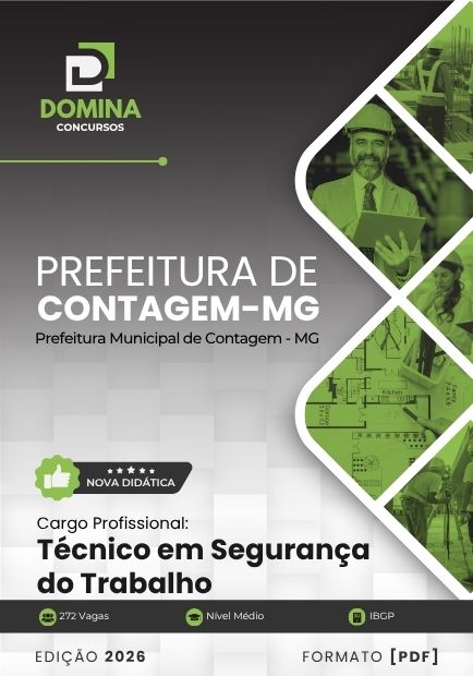 Técnico em Segurança do Trabalho Contagem MG | Apostila 2026 1 Técnico em Segurança do Trabalho Contagem MG | Apostila 2026