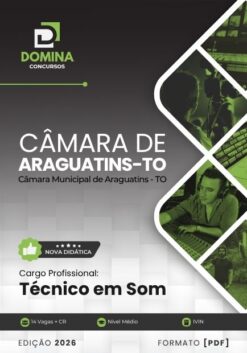 Técnico em Som Câmara Araguatins TO | Apostila 2026