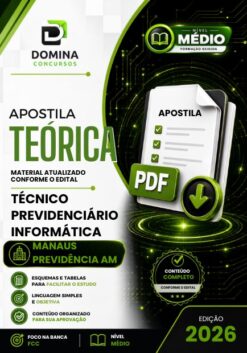 Técnico Previdenciário Informática MANAUSPREV AM | Apostila 2026