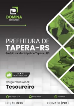 Tesoureiro Tapera RS | Apostila 2026