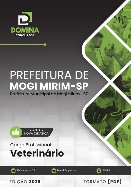 Veterinário Prefeitura Mogi Mirim SP | Apostila 2026 1 Veterinário Prefeitura Mogi Mirim SP | Apostila 2026