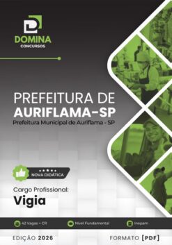 Vigia Auriflama SP | Apostila 2026