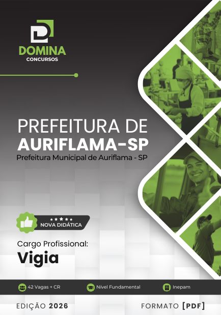 Vigia Auriflama SP | Apostila 2026 1 Vigia Auriflama SP | Apostila 2026