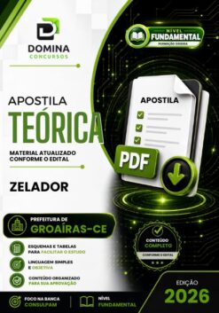 Zelador Groaíras CE | Apostila 2026