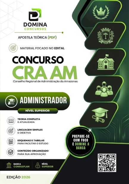 Administrador CRA AM | Apostila 2026 1 Administrador CRA AM | Apostila 2026