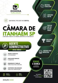Agente Administrativo Câmara Itanhaém SP | Apostila 2026