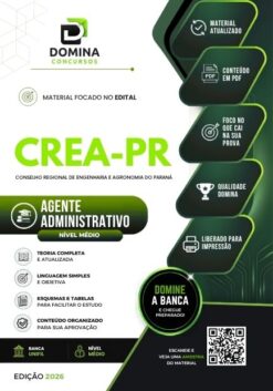 Agente Administrativo CREA PR | Apostila 2026