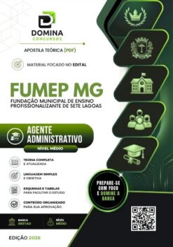 Agente Administrativo FUMEP Sete Lagoas MG | Apostila 2026