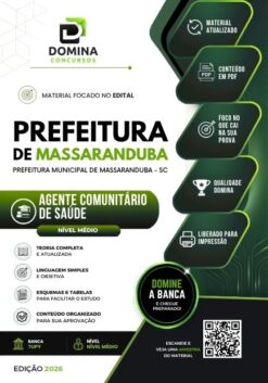 Agente Comunitário de Saúde Massaranduba SC | Apostila 2026