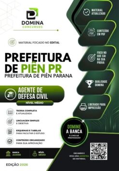 Agente de Defesa Civil Piên PR | Apostila 2026
