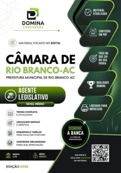 Agente Legislativo Câmara Rio Branco AC | Apostila 2026