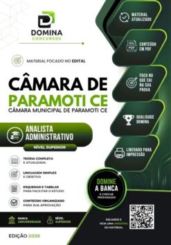 Analista Administrativo Câmara de Paramoti CE | Apostila 2026