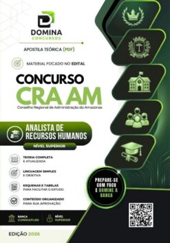 Analista de Recursos Humanos CRA AM | Apostila 2026