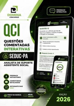 Analista de Suporte Educacional Assistente Social SEDUC PA | 1250 Questões Comentadas 2026