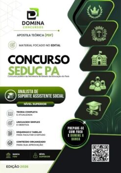 Analista de Suporte Educacional Assistente Social SEDUC PA | Apostila 2026