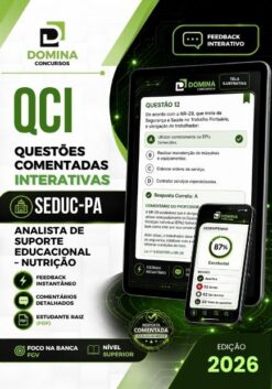 Analista de Suporte Educacional Nutricionista SEDUC PA | 1250 Questões Comentadas 2026