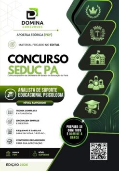Analista de Suporte Educacional Psicólogo SEDUC PA | Apostila 2026