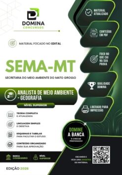 Analista Meio Ambiente Geografia SEMA MT | Apostila 2026